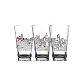 Chicago Pint Glass