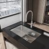 Kitchen Sink 30" x 19" Multifunctional Undermount Workstation Kitchen Sink S304 Stainless Steel Handmade Modern Single Bowl Kitchen Sink (Sink Only)
