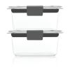 2 Pack 1.3 Cup Stain-Proof Food Storage Container, Set of 2