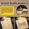 Jue-Fish Wood Burning Marker, Diy Wood Coaster Cutting Board Pyrograph Pen Wood Burning Marker